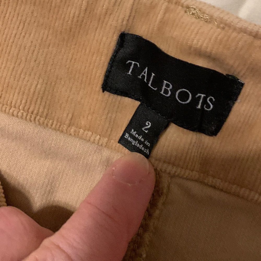 Talbots wide leg corduroy jeans - Picture 3 of 13